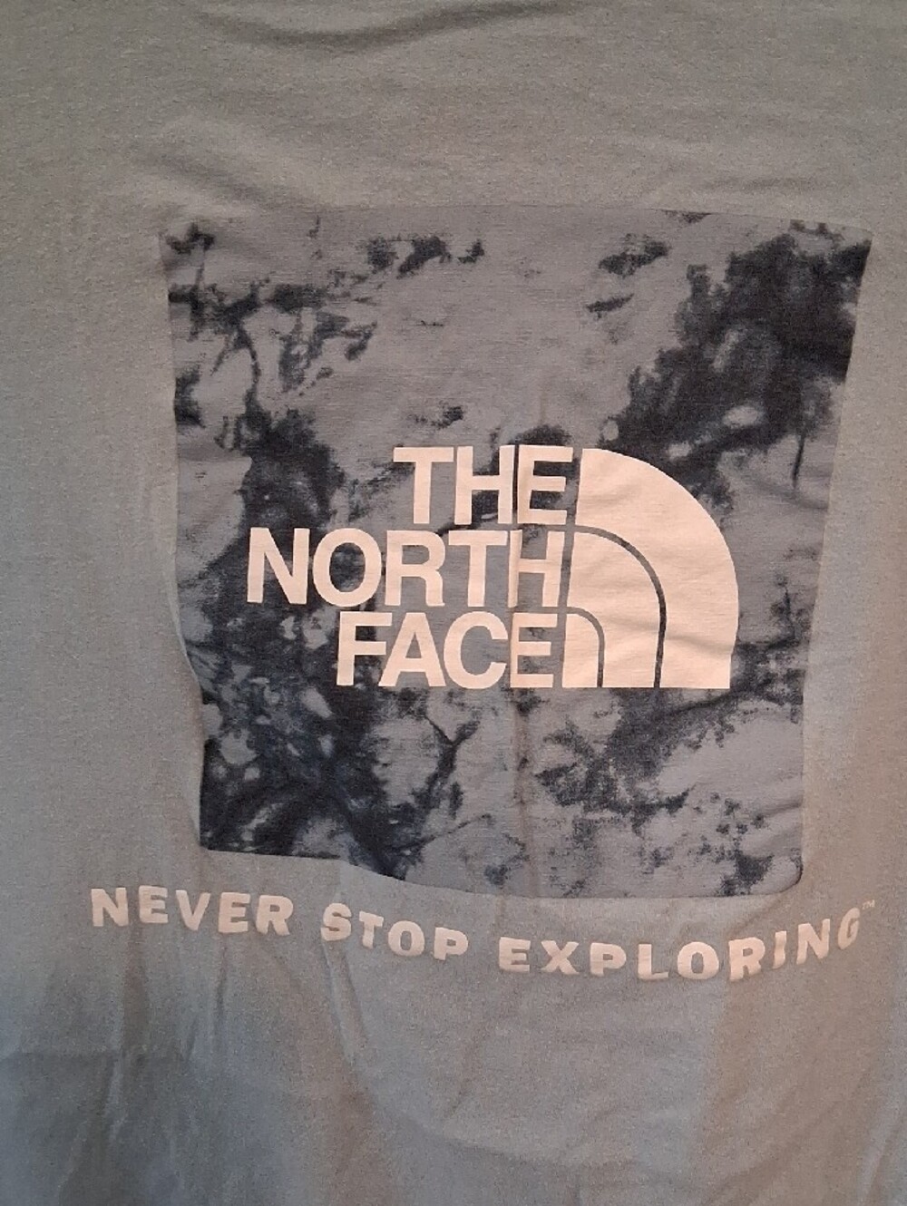 The North Face Blue Logo Graphic Short Sleeve Crew Neck T-Shirt Size XL - Picture 5 of 5
